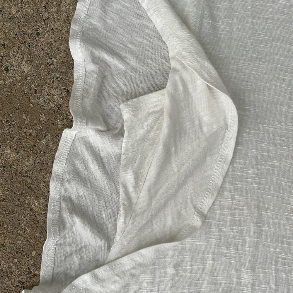 EUC Lazy Sundays off white unique top - Picture 4 of 9
